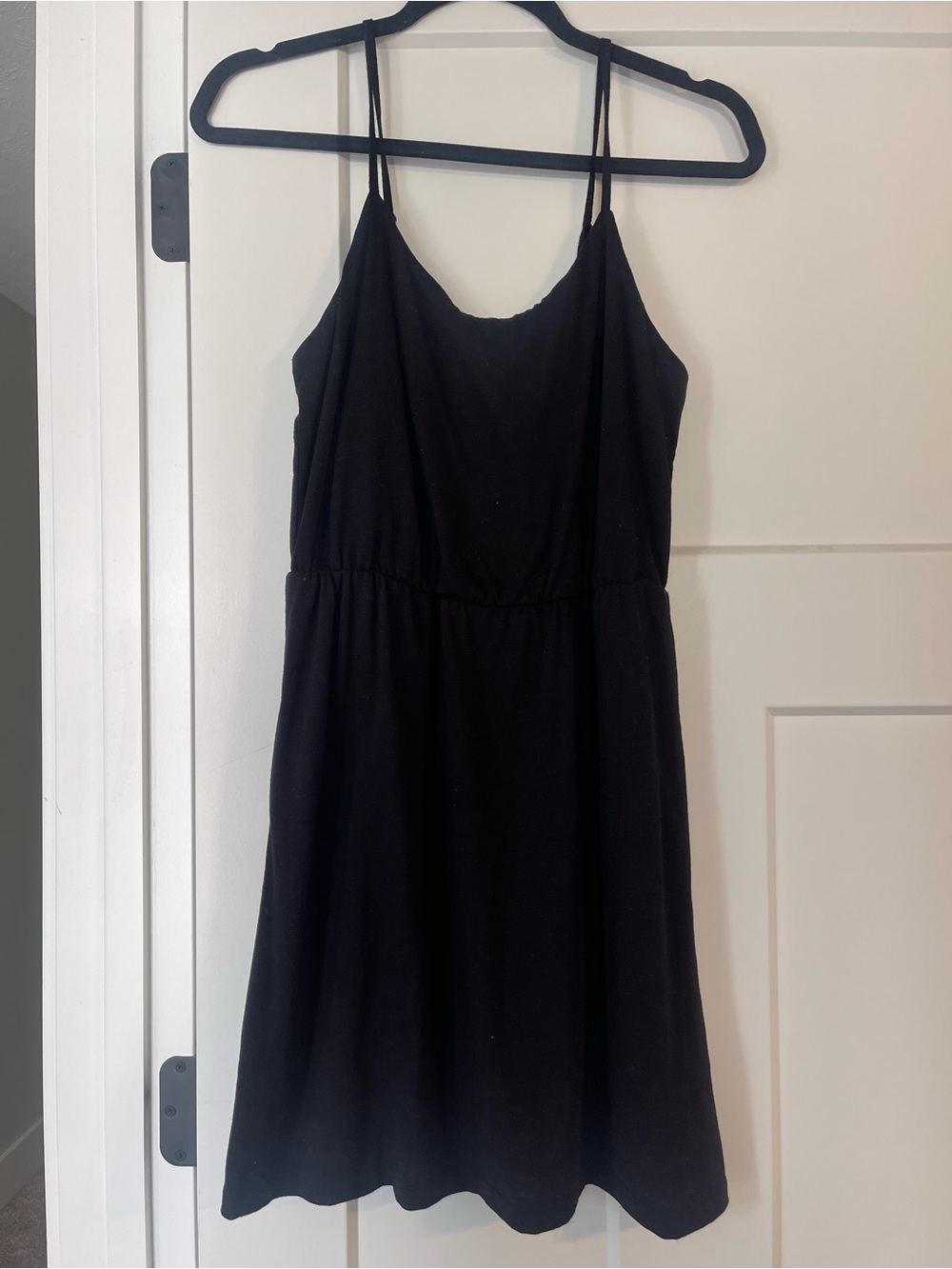 Old Navy Black Spaghetti Strap Mini Dress